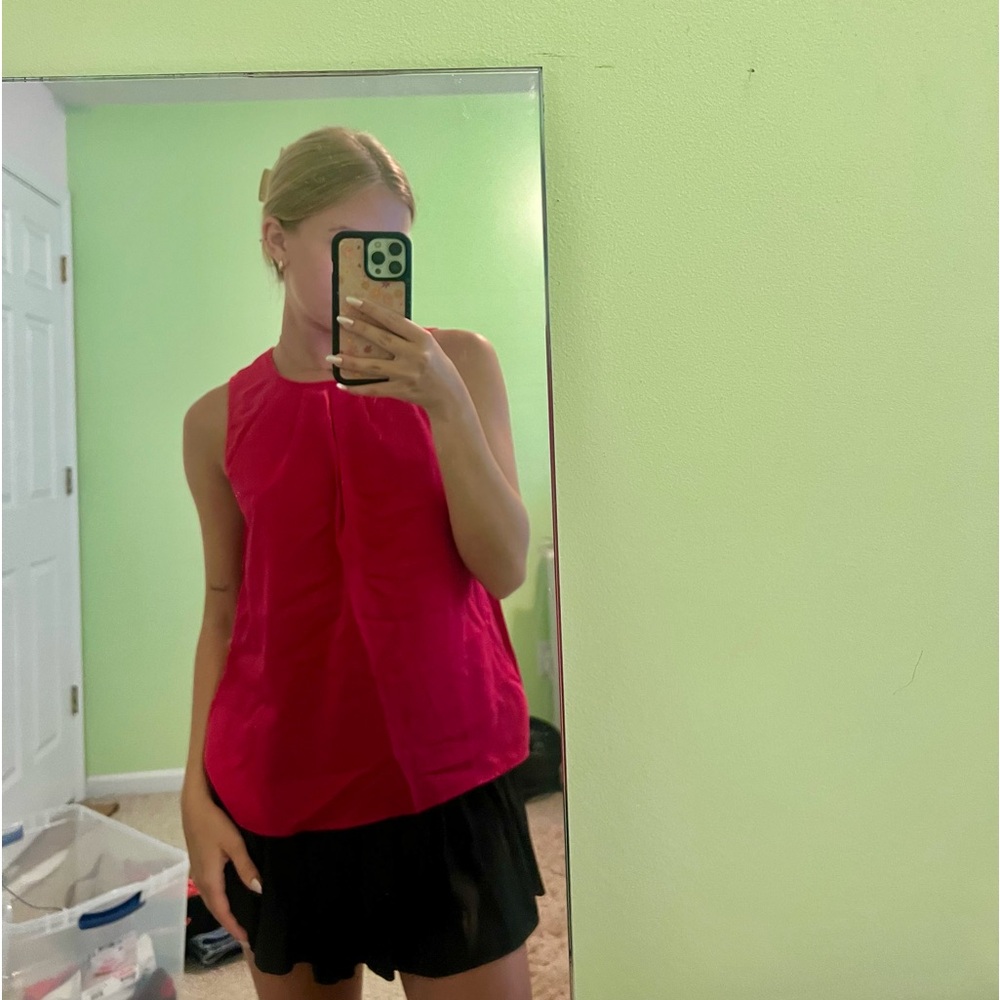 shein pink blouse top